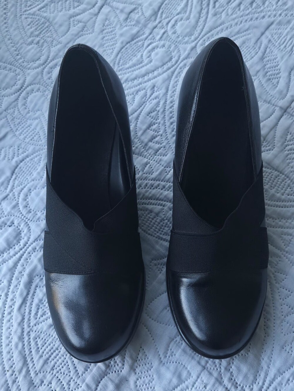 Dansko Women’s Black Leather Slip On Heels - Sz  39